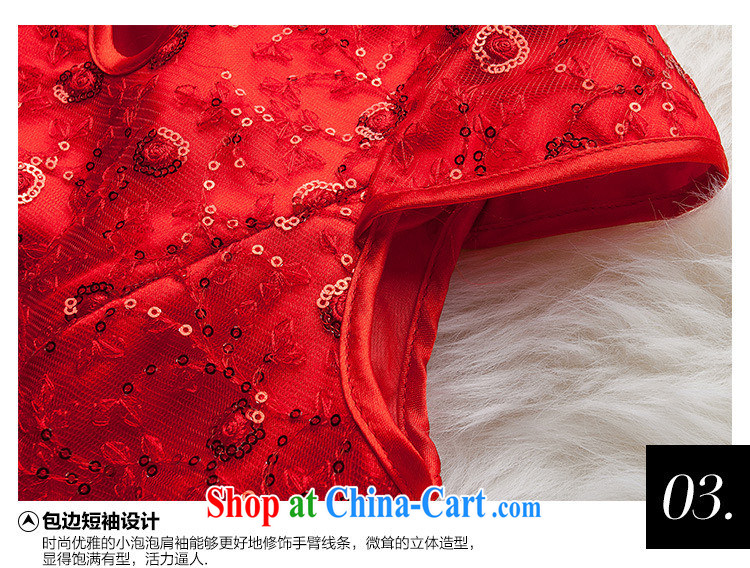 2015 KRTRACY new Ethnic Wind and Openwork lace embroidery cheongsam beauty bride Service serving toast dress BLLS 3399 red L pictures, price, brand platters! Elections are good character, the national distribution, so why buy now enjoy more preferential! Health