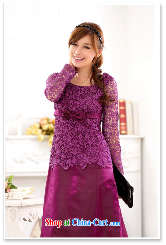 JK 2. YY wind in Europe and hosted Evening Dress dress long-sleeved lace Openwork large yards, annual evening dress dresses purple XL 3 175 recommendations about Jack pictures, price, brand platters! Elections are good character, the national distribution, so why buy now enjoy more preferential! Health