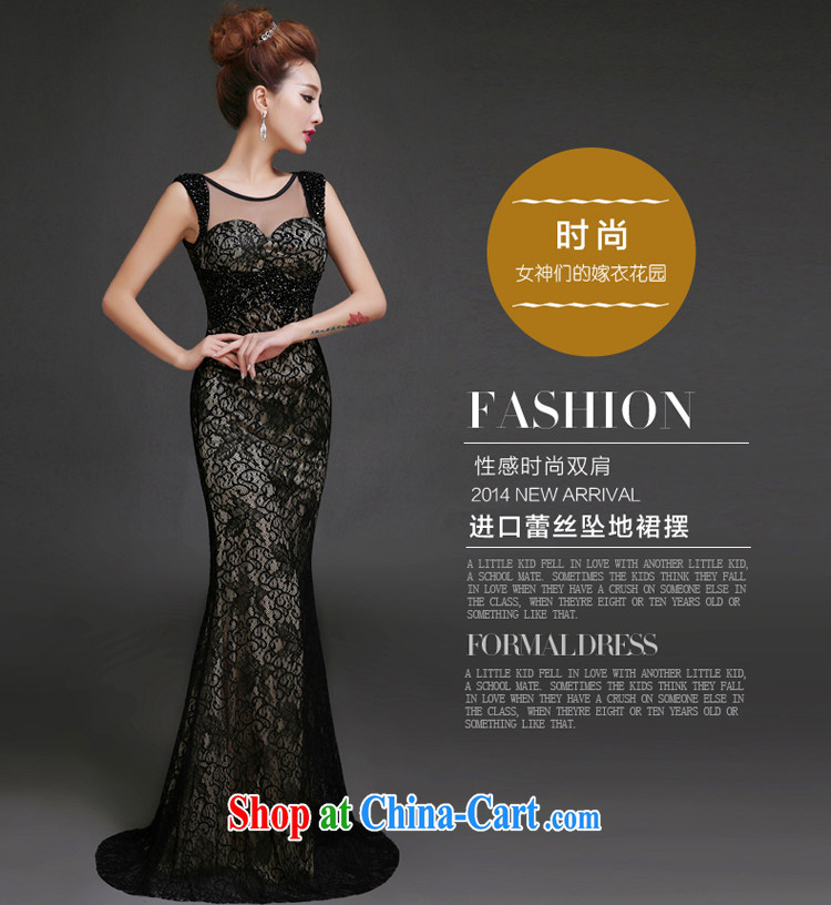 7-Color 7 tone, Evening Dress new 2015 long moderator clothing beauty company annual meeting Korean banquet party stylish L 018 black M pictures, price, brand platters! Elections are good character, the national distribution, so why buy now enjoy more preferential! Health