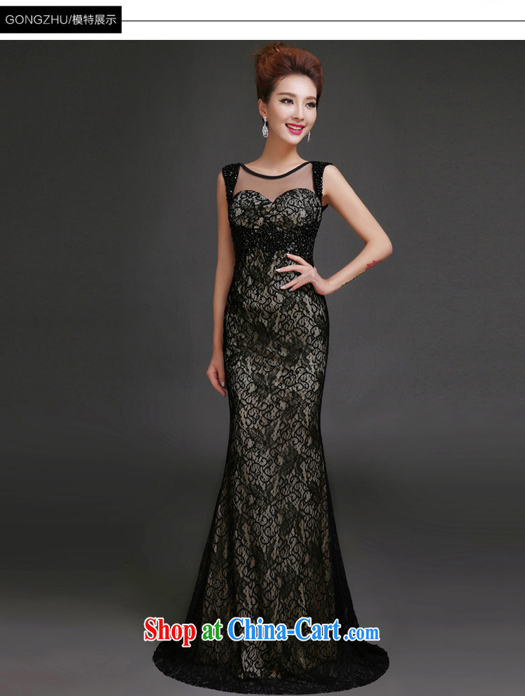 7-Color 7 tone, Evening Dress new 2015 long moderator clothing beauty company annual meeting Korean banquet party stylish L 018 black M pictures, price, brand platters! Elections are good character, the national distribution, so why buy now enjoy more preferential! Health
