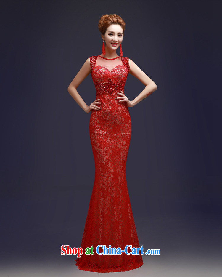 7-Color 7 tone, Evening Dress new 2015 long moderator clothing beauty company annual meeting Korean banquet party stylish L 018 black M pictures, price, brand platters! Elections are good character, the national distribution, so why buy now enjoy more preferential! Health
