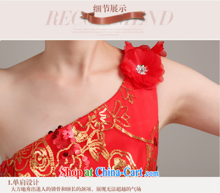 The short long dress 2015 new bridesmaid clothing lace short marriages served toast red wedding evening dress red XL pictures, price, brand platters! Elections are good character, the national distribution, so why buy now enjoy more preferential! Health