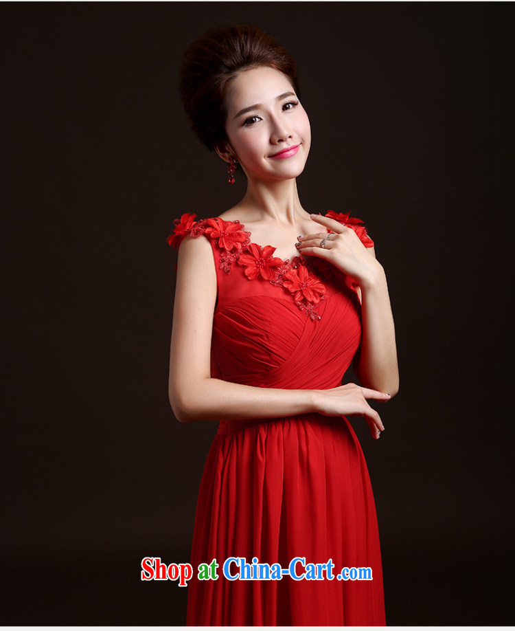 Ting Beverly 2015 new spring and summer wedding dresses new marriages dress beauty and stylish dual-shoulder bows serving long bridesmaid clothing red M pictures, price, brand platters! Elections are good character, the national distribution, so why buy now enjoy more preferential! Health