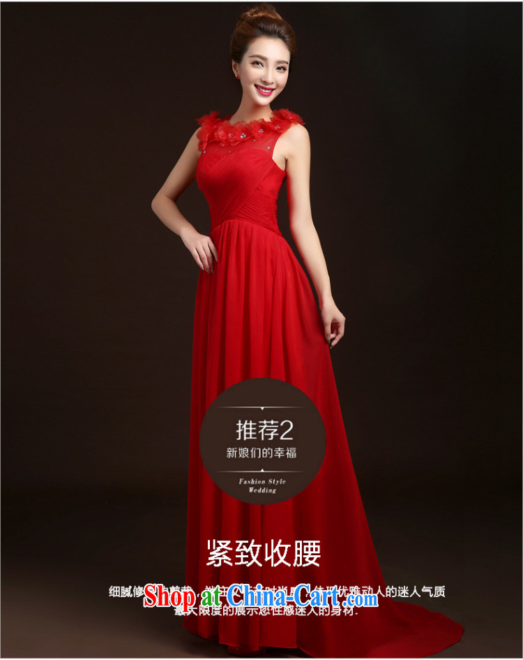 Ting Beverly 2015 new spring and summer red married women toast serving double-shoulder lace beauty bare chest tail stylish dress Evening Dress red L pictures, price, brand platters! Elections are good character, the national distribution, so why buy now enjoy more preferential! Health
