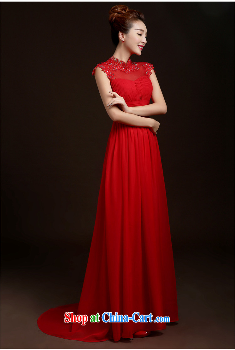 Ting Beverly toast Service Bridal Fashion 2015 new spring and summer long, marriage dresses with bridesmaid clothing Korean red banquet dress female Red XXL pictures, price, brand platters! Elections are good character, the national distribution, so why buy now enjoy more preferential! Health