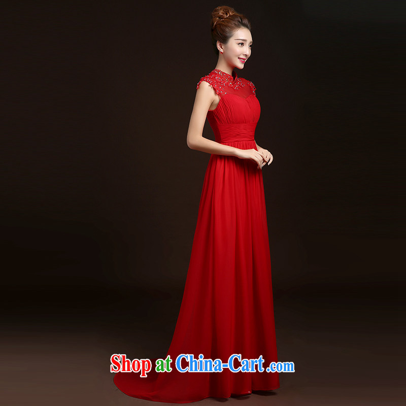 Ting Beverly toast Service Bridal Fashion 2015 new spring and summer long, marriage dresses with bridesmaid clothing Korean red banquet dress female Red XXL Ting, Beverly (tingbeier), online shopping