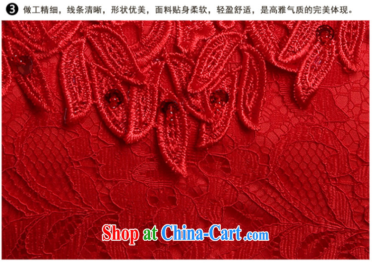 Ting Beverly 2015 new spring and summer Korean red married women toast one field shoulder lace beauty crowsfoot stylish wedding red XXL pictures, price, brand platters! Elections are good character, the national distribution, so why buy now enjoy more preferential! Health