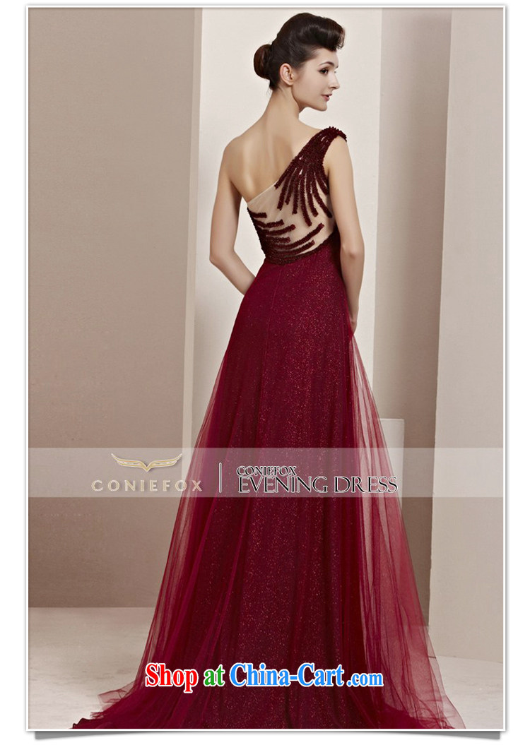 Creative Fox Tuxedo graphics thin dress Red single shoulder bridal wedding dresses wedding dress toast serving long-tail dress hospitality service 30,111 deep red XL pictures, price, brand platters! Elections are good character, the national distribution, so why buy now enjoy more preferential! Health