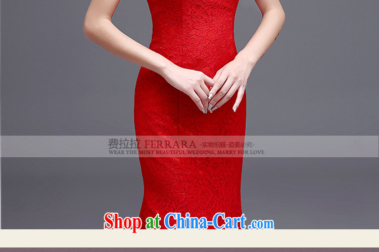 Ferrara brides field shoulder dress red wedding dresses color drill lace at Merlion dress bridal dresses cheongsam dress, winter XL Suzhou shipping pictures, price, brand platters! Elections are good character, the national distribution, so why buy now enjoy more preferential! Health