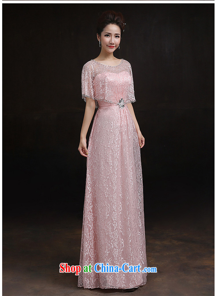 According to Lin Sa 2015 new wedding dress bridal toast clothing Evening Dress pink with a shawl lace long dress tailored Advisory Service pictures, price, brand platters! Elections are good character, the national distribution, so why buy now enjoy more preferential! Health