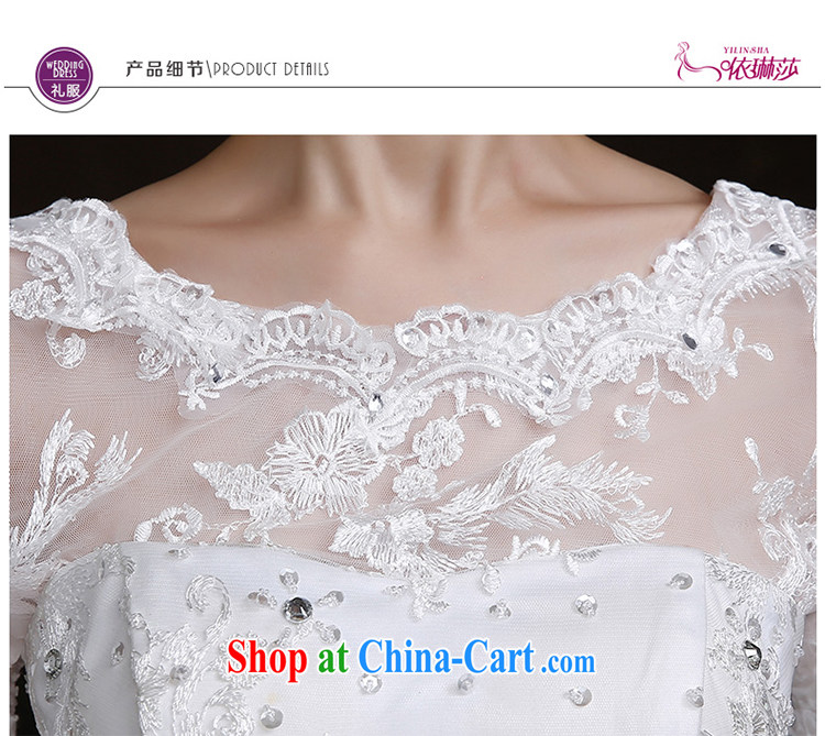 According to Lin Sa Korean bridesmaid serving small white dress shoulders short wedding women 2015 New Evening Dress shaggy dress S pictures, price, brand platters! Elections are good character, the national distribution, so why buy now enjoy more preferential! Health