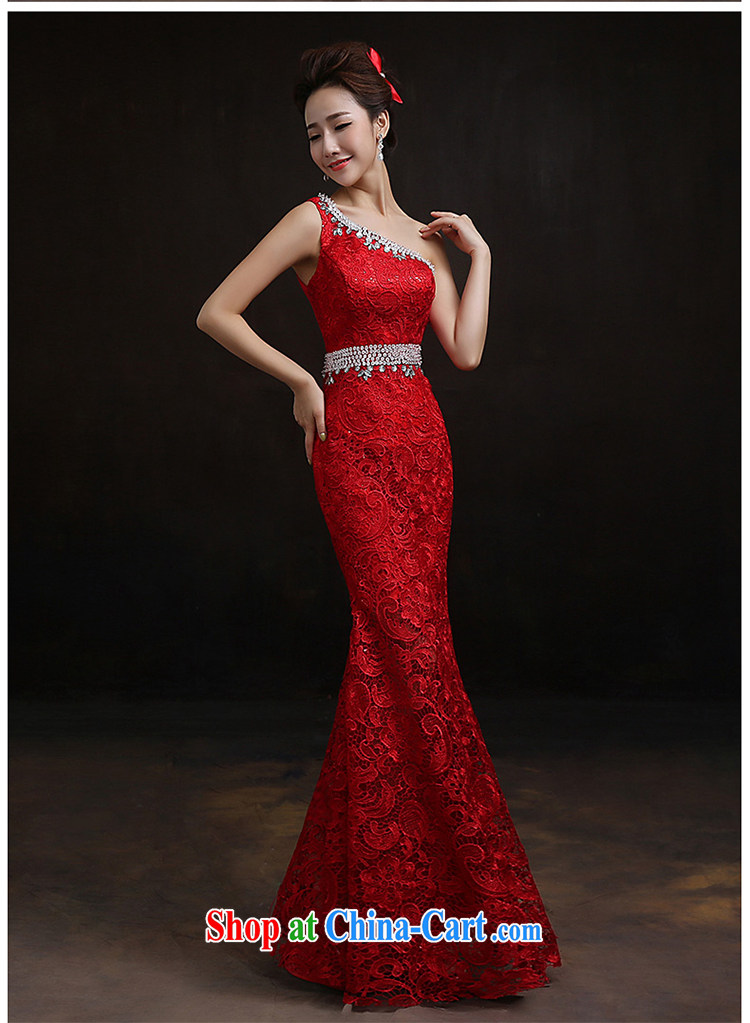 According to Lin, Elizabeth shoulder crowsfoot lace Evening Dress new marriages served toast long crowsfoot cultivating long S pictures, price, brand platters! Elections are good character, the national distribution, so why buy now enjoy more preferential! Health