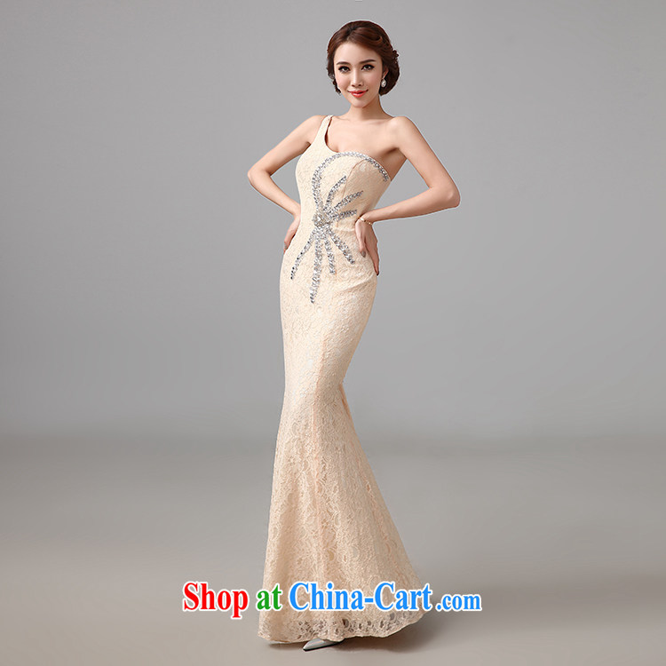 Evening Dress 2015 spring and summer new, toast wedding Service Bridal Fashion Evening Dress beauty long single shoulder dress tailored Advisory Service pictures, price, brand platters! Elections are good character, the national distribution, so why buy now enjoy more preferential! Health