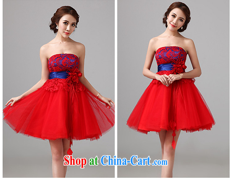 According to Lin Windsor bridal toast serving New 2015 Korean fashion toast serving red marriage tie dress short, tailored consulting service pictures, price, brand platters! Elections are good character, the national distribution, so why buy now enjoy more preferential! Health