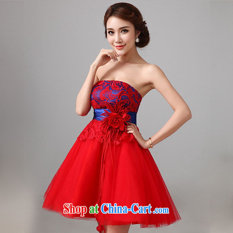 According to Lin Windsor bridal toast serving New 2015 Korean fashion toast serving red marriage tie-evening dress short, tailored to the advisory service, in accordance with Elizabeth Lin, and shopping on the Internet