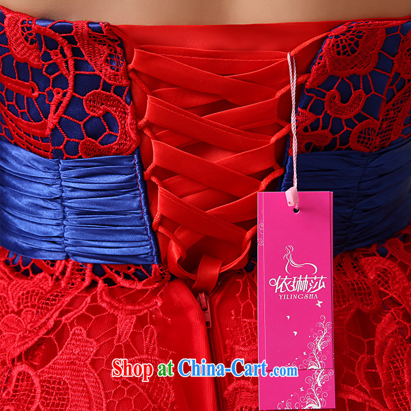 According to Lin Windsor bridal toast serving New 2015 Korean fashion toast serving red marriage tie-evening dress short, tailored to the advisory service, in accordance with Elizabeth Lin, and shopping on the Internet