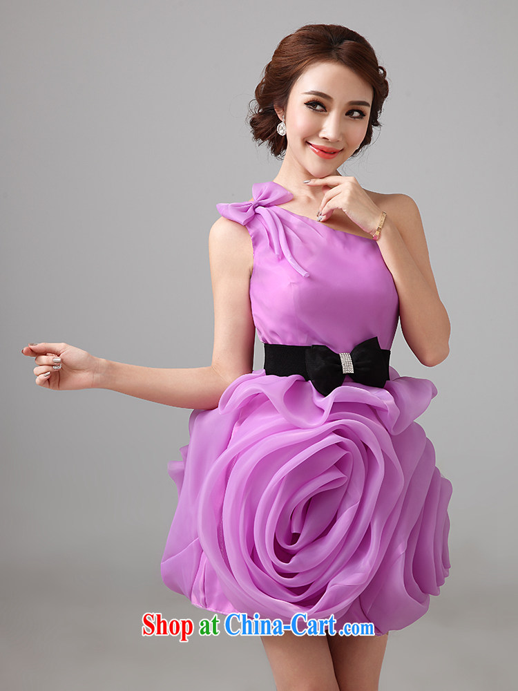 2015 new Korean version the shoulder small dress short bridesmaid dress dress, Wang slightly toast dress clothes tailored Advisory Service pictures, price, brand platters! Elections are good character, the national distribution, so why buy now enjoy more preferential! Health