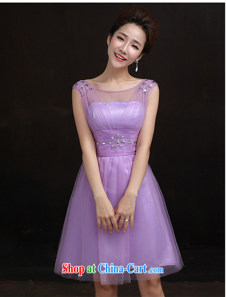 According to Lin Sha bridesmaid summer service 2015 purple stylish short bridesmaid mission Small dress Evening Dress dress sisters B M, pictures, price, brand platters! Elections are good character, the national distribution, so why buy now enjoy more preferential! Health