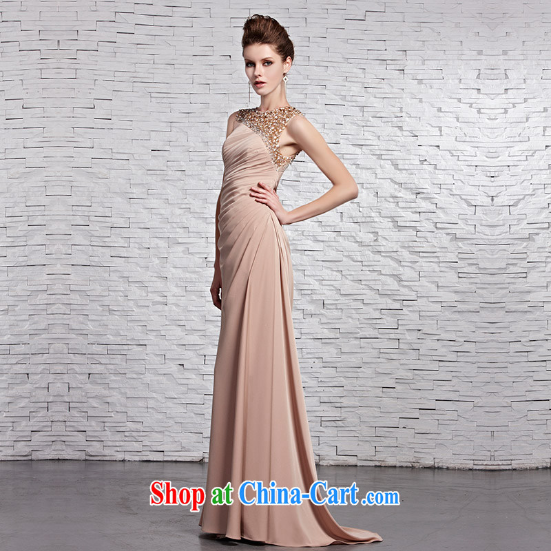Creative Fox Evening Dress stylish shoulders banquet dress elegant and noble long chair, dress bridal bridesmaid dress collection waist-tail dress 81,359 picture color XXL, creative Fox (coniefox), online shopping