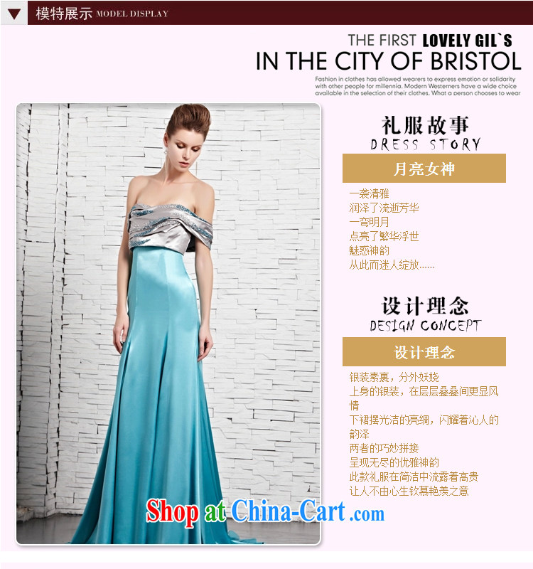 Creative Fox dress sense of bare chest blue banquet dress the Show dress long skirt long-tail dress up show red carpet dress 81,365 picture color XXL pictures, price, brand platters! Elections are good character, the national distribution, so why buy now enjoy more preferential! Health