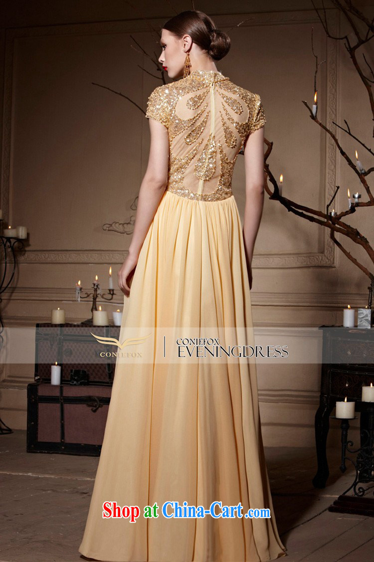 Creative Fox Evening Dress gold, banquet dress beauty long fall annual dress the dress evening dress uniform toast long skirt 30,620 picture color XXL pictures, price, brand platters! Elections are good character, the national distribution, so why buy now enjoy more preferential! Health