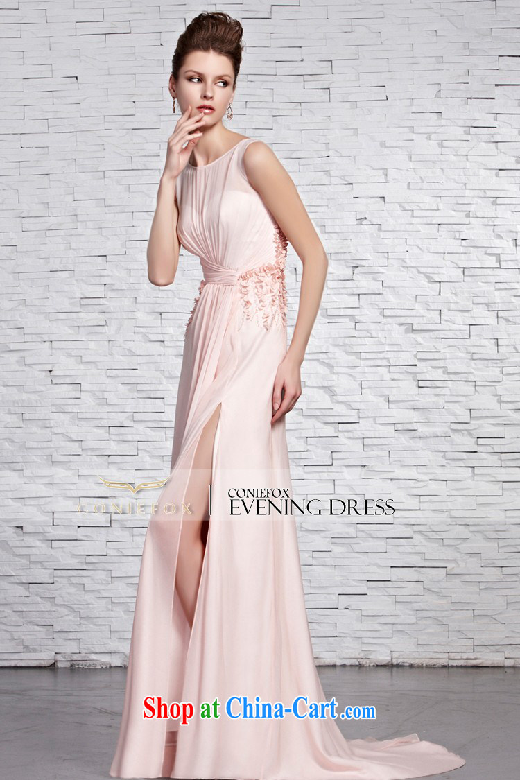 Creative Fox Evening Dress pink double-shoulder-length, bridal dresses and stylish only American Floral dress long skirt sexy tail dress wedding toast serving 81,500 picture color XXL pictures, price, brand platters! Elections are good character, the national distribution, so why buy now enjoy more preferential! Health