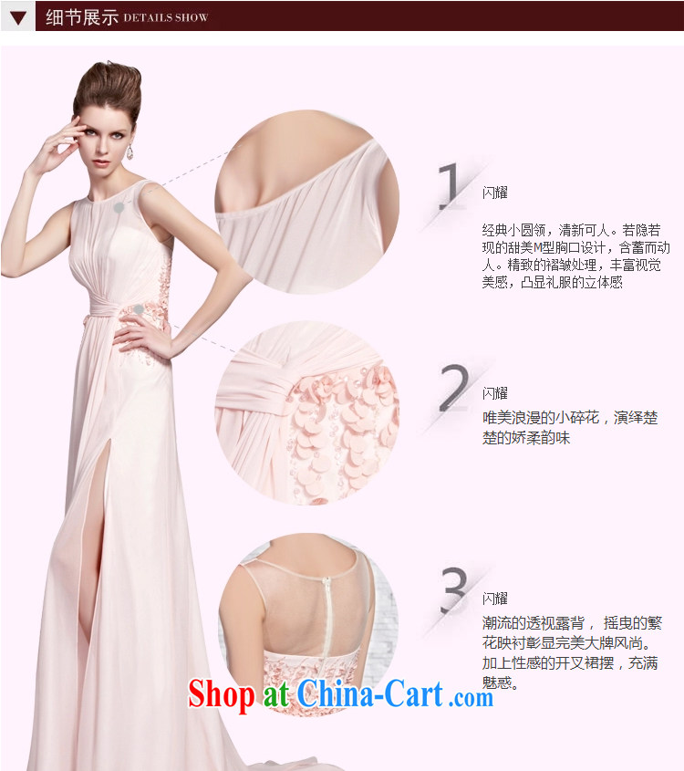 Creative Fox Evening Dress pink double-shoulder-length, bridal dresses and stylish only American Floral dress long skirt sexy tail dress wedding toast serving 81,500 picture color XXL pictures, price, brand platters! Elections are good character, the national distribution, so why buy now enjoy more preferential! Health
