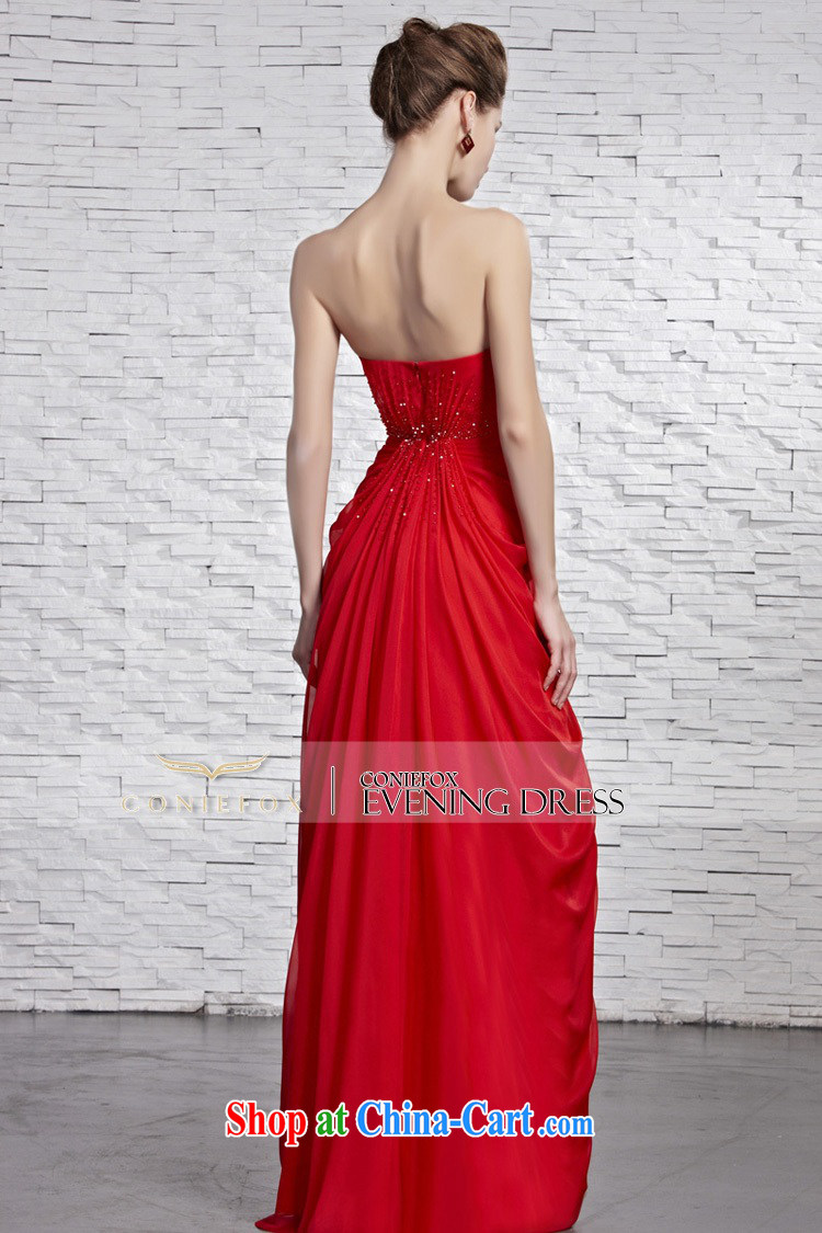 Creative Fox dress sense of bare chest dress dress bridal wedding wedding dresses red toast serving elegant long gown welcome 81,520 pictures color XXL pictures, price, brand platters! Elections are good character, the national distribution, so why buy now enjoy more preferential! Health