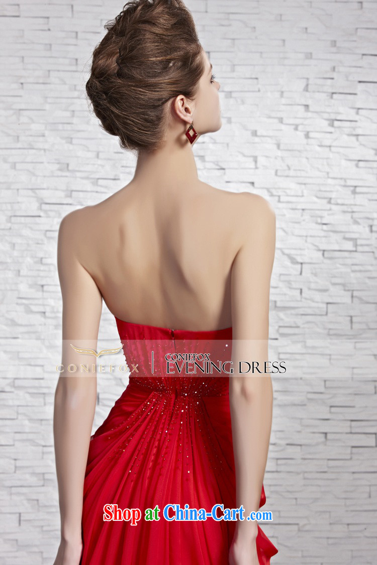 Creative Fox dress sense of bare chest dress dress bridal wedding wedding dresses red toast serving elegant long gown welcome 81,520 pictures color XXL pictures, price, brand platters! Elections are good character, the national distribution, so why buy now enjoy more preferential! Health