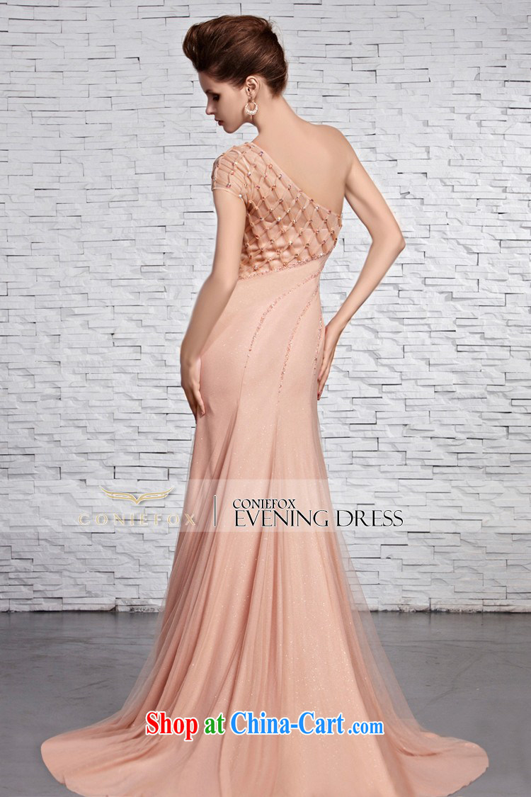 Creative Fox dress pink single shoulder bridal gown wedding toast serving elegant long-tail dress dress dress chair Hospitality Service 81,521 picture color XXL pictures, price, brand platters! Elections are good character, the national distribution, so why buy now enjoy more preferential! Health