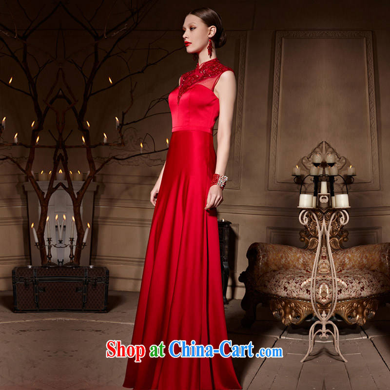 Creative Fox dress red bridal gown dress 2015 toast wedding dress long, accompanied by her sister dress wedding hospitality service 30,650 picture color XXL, creative Fox (coniefox), shopping on the Internet