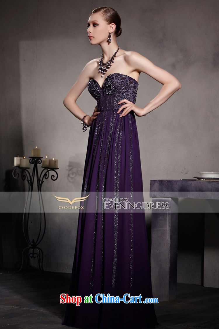 Creative Fox Evening Dress 2015 new purple long, dress sense, his chest bare evening dress toast service Red Carpet dress graphics thin-waist long skirt 81,559 picture color XL pictures, price, brand platters! Elections are good character, the national distribution, so why buy now enjoy more preferential! Health