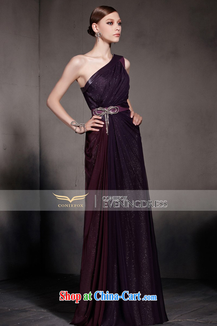 Creative Fox dress purple elegant banquet video thin dress, shoulder-length, fall dresses the annual concert dress uniform dress 81,813 picture color XXL pictures, price, brand platters! Elections are good character, the national distribution, so why buy now enjoy more preferential! Health