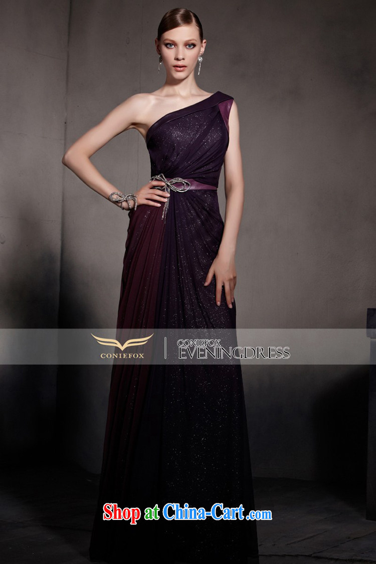 Creative Fox dress purple elegant banquet video thin dress, shoulder-length, fall dresses the annual concert dress uniform dress 81,813 picture color XXL pictures, price, brand platters! Elections are good character, the national distribution, so why buy now enjoy more preferential! Health