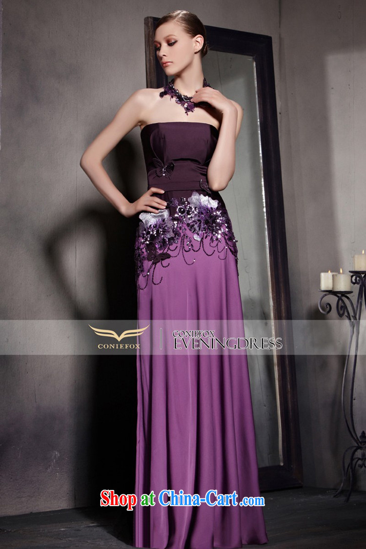 Creative Fox Evening Dress 2015 new purple flowers dress sense of chest bare dress classy chair bows dresses evening dress 81,831 picture color XXL pictures, price, brand platters! Elections are good character, the national distribution, so why buy now enjoy more preferential! Health