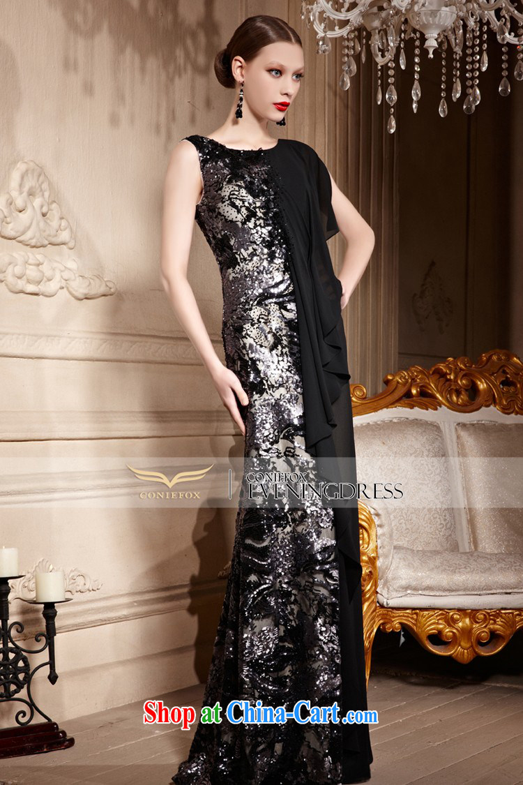 Creative Fox Evening Dress sexy shoulders banquet dress long fall annual dress the dress black uniforms bows dress long skirt 81,969 black L pictures, price, brand platters! Elections are good character, the national distribution, so why buy now enjoy more preferential! Health