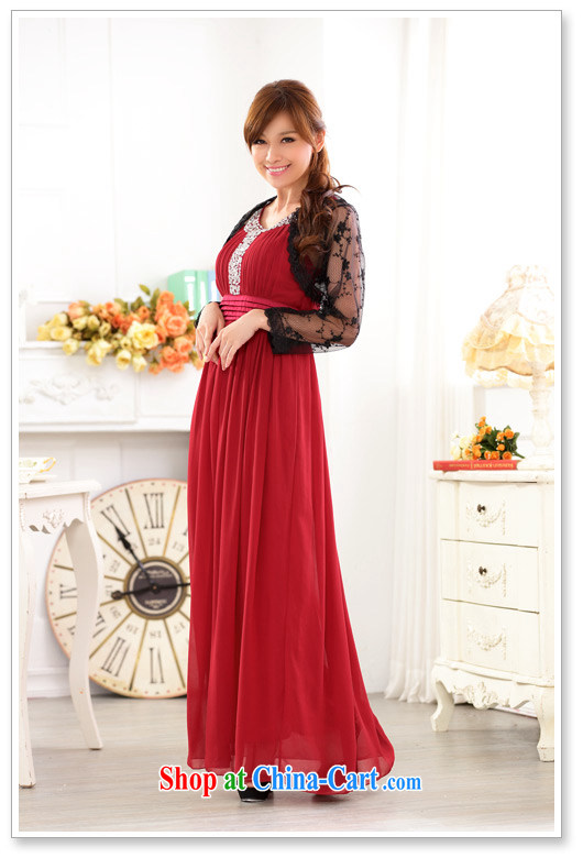 An Philippines and the United States and Europe snow high woven staple Ju-won for high waist and chest shoulder thick mm large yards version Toastmaster of the festive bridal evening dress the hotel hospitality small gift red XXXL pictures, price, brand platters! Elections are good character, the national distribution, so why buy now enjoy more preferential! Health