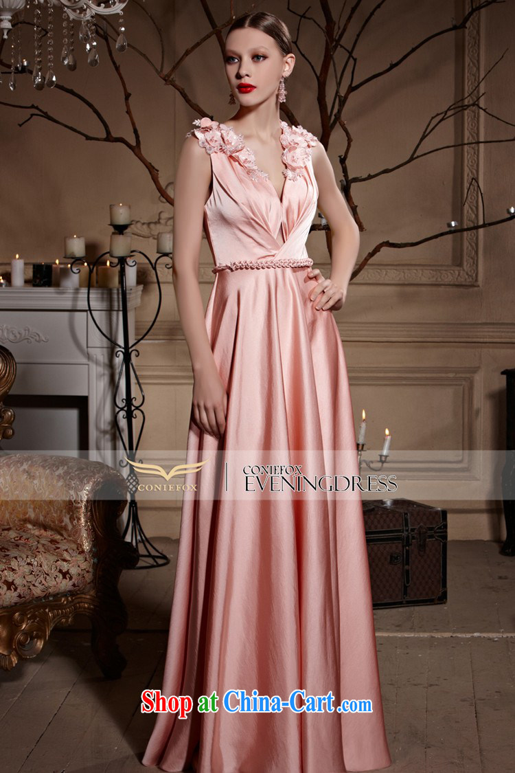 Creative Fox Evening Dress pink double-shoulder bridal wedding dress bridesmaid sister's wedding dresses hospitality service banquet long evening dress toast serving 81,995 pink XXL pictures, price, brand platters! Elections are good character, the national distribution, so why buy now enjoy more preferential! Health