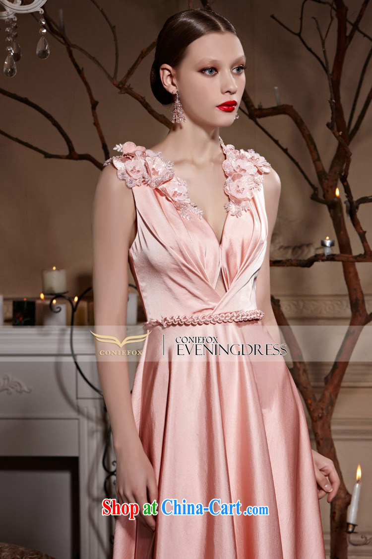 Creative Fox Evening Dress pink double-shoulder bridal wedding dress bridesmaid sister's wedding dresses hospitality service banquet long evening dress toast serving 81,995 pink XXL pictures, price, brand platters! Elections are good character, the national distribution, so why buy now enjoy more preferential! Health