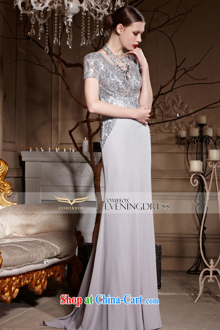 Creative Fox Evening Dress silver, banquet dress upscale evening dress uniform toast long fall annual dress the dress party dress silver 82,002 XXL pictures, price, brand platters! Elections are good character, the national distribution, so why buy now enjoy more preferential! Health