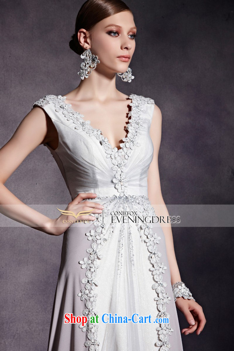 Creative Fox Evening Dress New Long banquet dress shoulders V for cultivating dress will preside over dress up beauty, with 81,859 dresses picture XXL pictures, price, brand platters! Elections are good character, the national distribution, so why buy now enjoy more preferential! Health