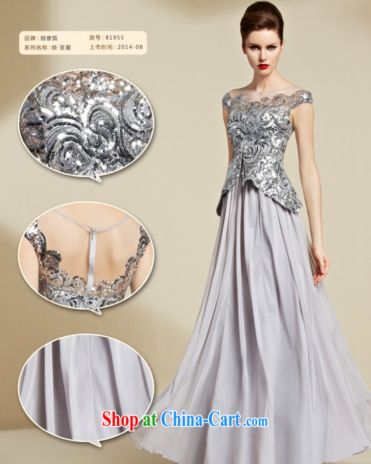 Creative Fox Evening Dress stylish, banquet dress long double-shoulder beauty dress evening dress uniform toast the dress uniforms 81,955 pictures color S pictures, price, brand platters! Elections are good character, the national distribution, so why buy now enjoy more preferential! Health