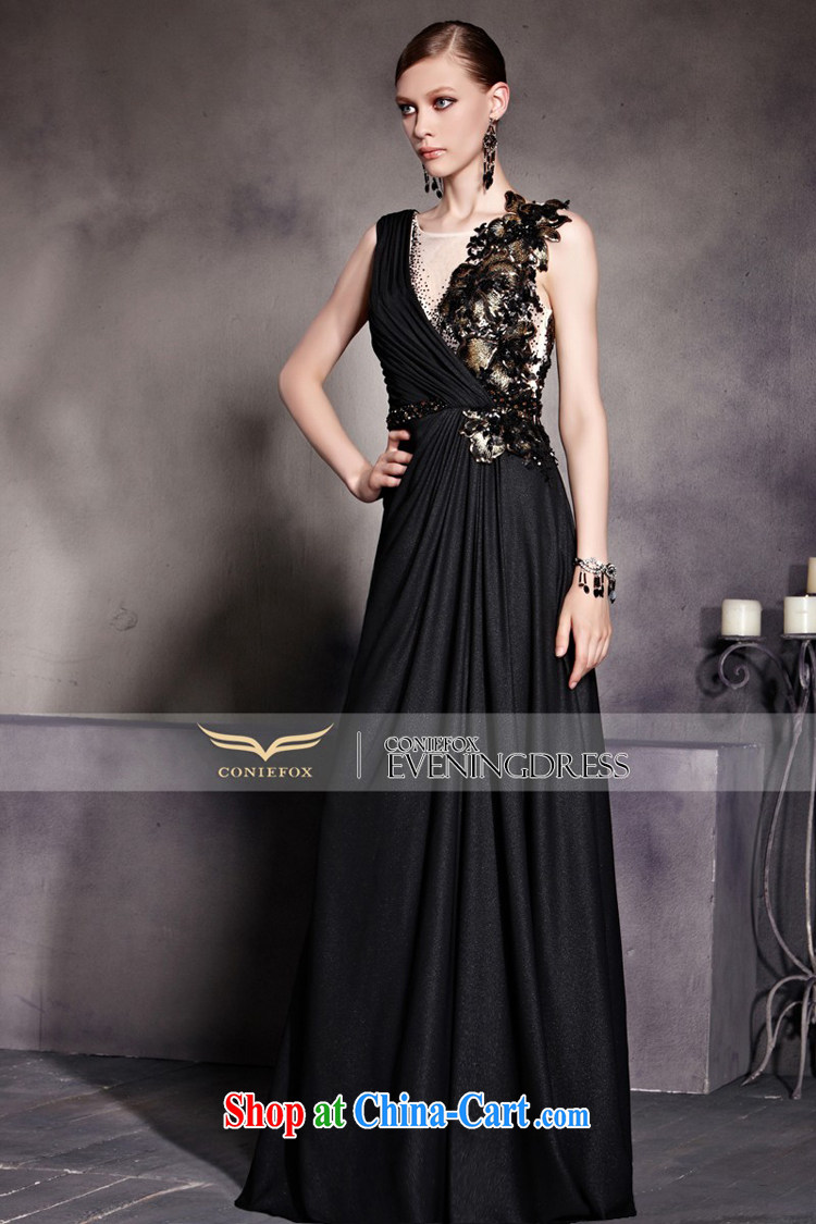 Creative Fox dress new stylish black dress sense of fall dress the Show dress long skirt will show red carpet dress 81,950 picture color XXL pictures, price, brand platters! Elections are good character, the national distribution, so why buy now enjoy more preferential! Health