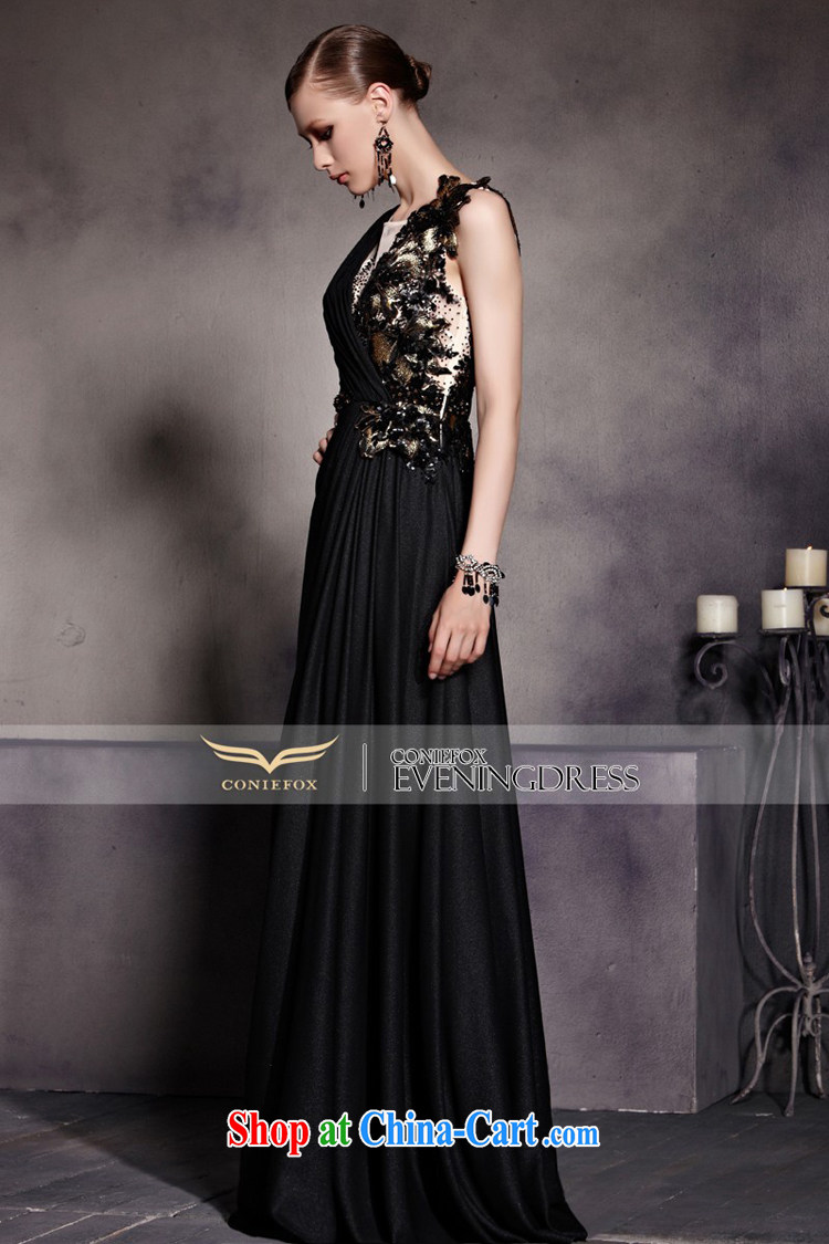 Creative Fox dress new stylish black dress sense of fall dress the Show dress long skirt will show red carpet dress 81,950 picture color XXL pictures, price, brand platters! Elections are good character, the national distribution, so why buy now enjoy more preferential! Health