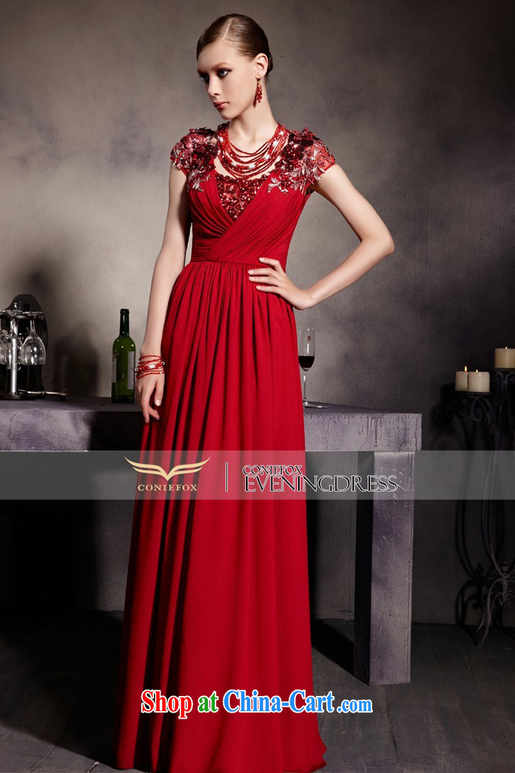 Creative Fox Evening Dress new noble bows dress red package shoulder graphics thin dress bridal wedding dress welcome kit cultivating long skirt 81,939 picture color XXL pictures, price, brand platters! Elections are good character, the national distribution, so why buy now enjoy more preferential! Health
