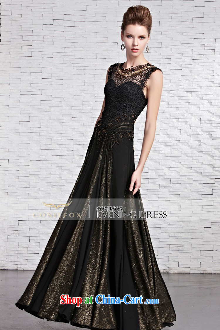 Creative Fox Evening Dress stylish double-shoulder dress long cultivating black dress long skirt lace Red Carpet dress show hosted 81,585 dresses picture color S pictures, price, brand platters! Elections are good character, the national distribution, so why buy now enjoy more preferential! Health