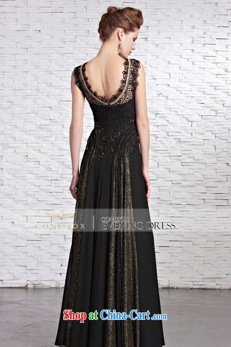 Creative Fox Evening Dress stylish double-shoulder dress long cultivating black dress long skirt lace Red Carpet dress show hosted 81,585 dresses picture color S pictures, price, brand platters! Elections are good character, the national distribution, so why buy now enjoy more preferential! Health