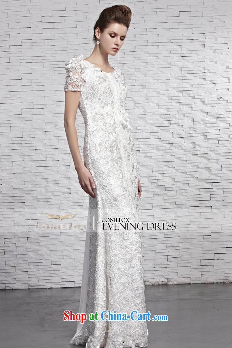 Creative Fox Evening Dress white lace bridal wedding dresses wedding dresses toast long skirt fall beauty and dress the dress welcome serving 81,593 picture color XXL pictures, price, brand platters! Elections are good character, the national distribution, so why buy now enjoy more preferential! Health