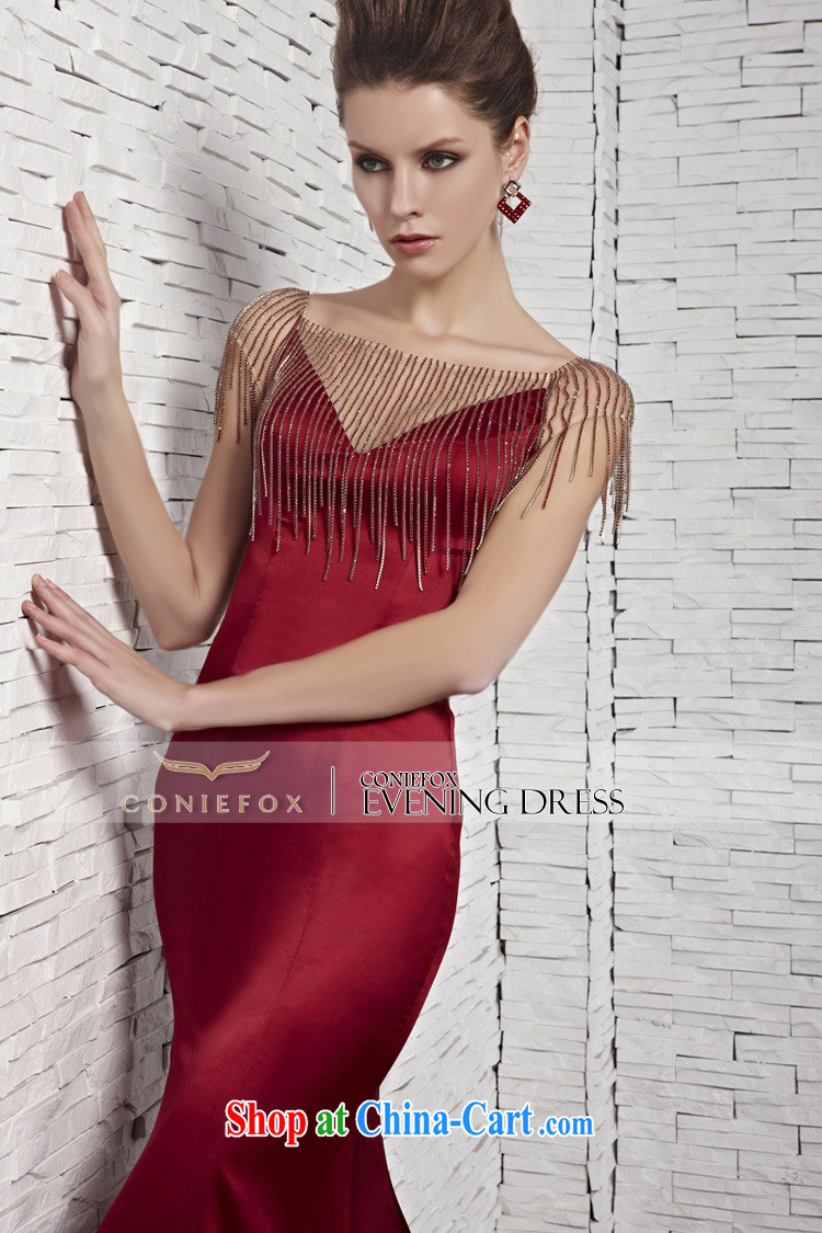 Creative Fox Evening Dress new, only the US double-bead sexy V collar dress red dress crowsfoot bridal wedding dresses Red Carpet dress skirt 81,652 picture color XXL pictures, price, brand platters! Elections are good character, the national distribution, so why buy now enjoy more preferential! Health