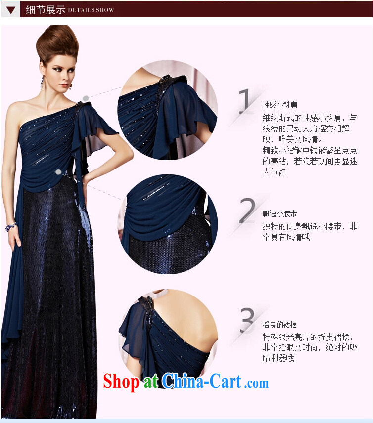 Creative Fox Evening Dress stylish single shoulder banquet dress elegant fall beauty dress skirt and elegant luxury, the concert dress 30,215 picture color XXL pictures, price, brand platters! Elections are good character, the national distribution, so why buy now enjoy more preferential! Health